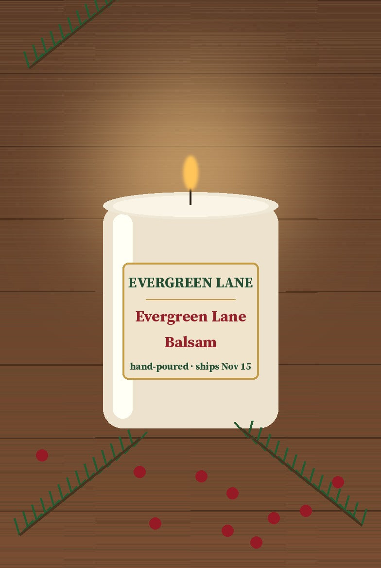 Evergreen Lane Balsam Candle