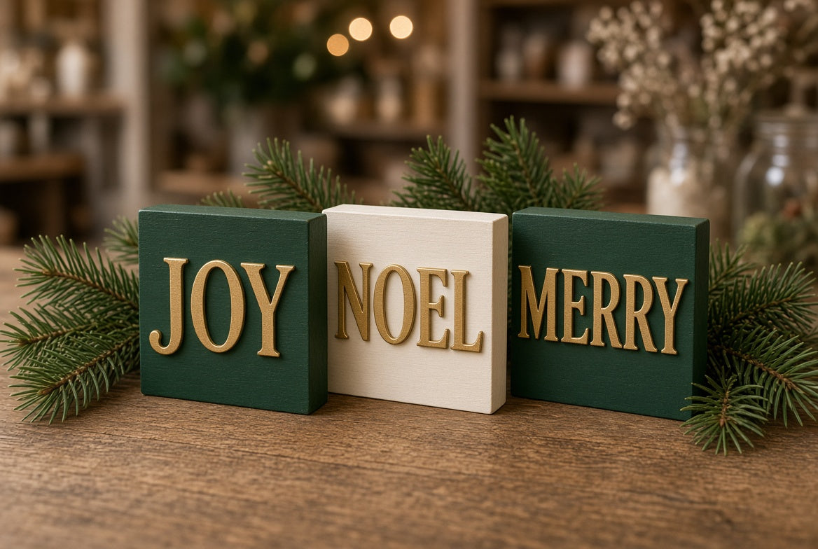 Joy Noel Merry Blocks