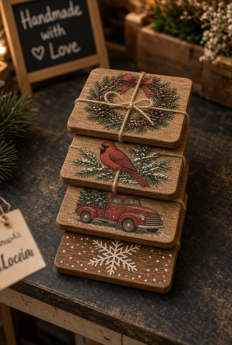 Town Square Coaster Set