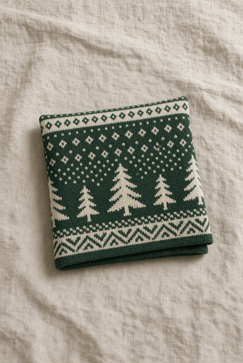 Forest Fair Isle Pillow