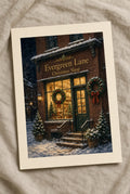 Evergreen Lane Shop Print