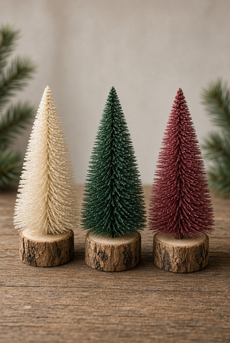 Bottle Brush Tree Set