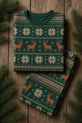 Forest Fair Isle Kids PJs