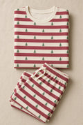 Cranberry Stripe Kids PJs