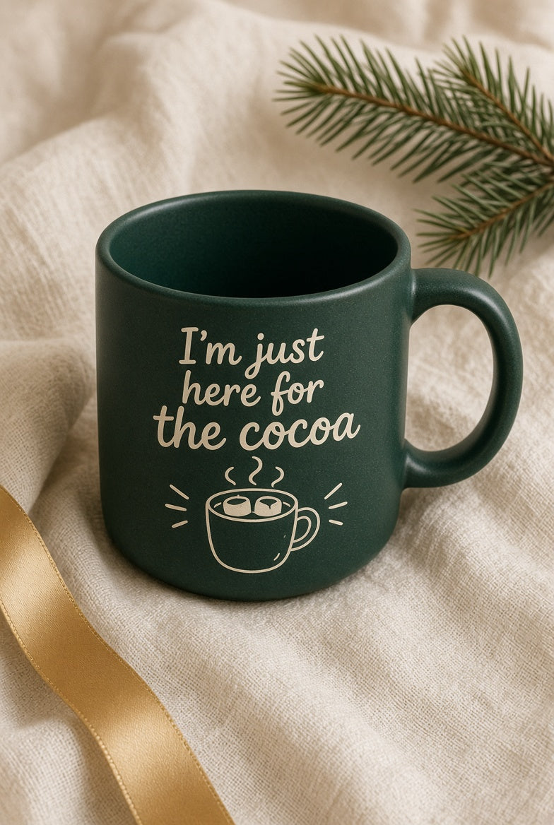 Just Here for the Cocoa Mug
