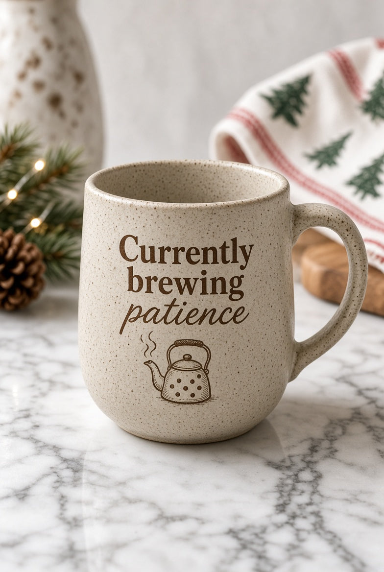 Currently Brewing Patience Mug