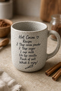 Hot Cocoa Recipe Mug