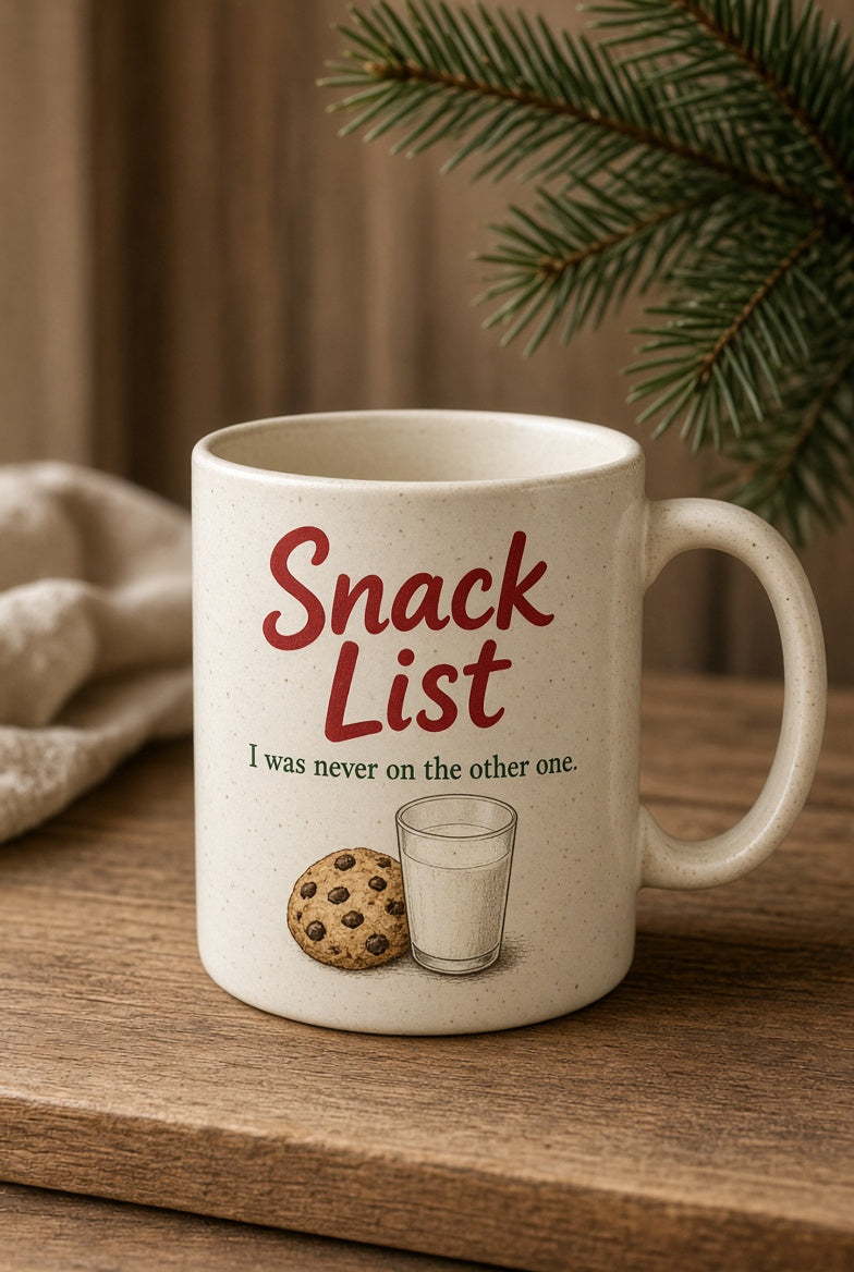 Snack List Mug