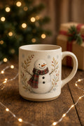 Tartan Snowman Mug