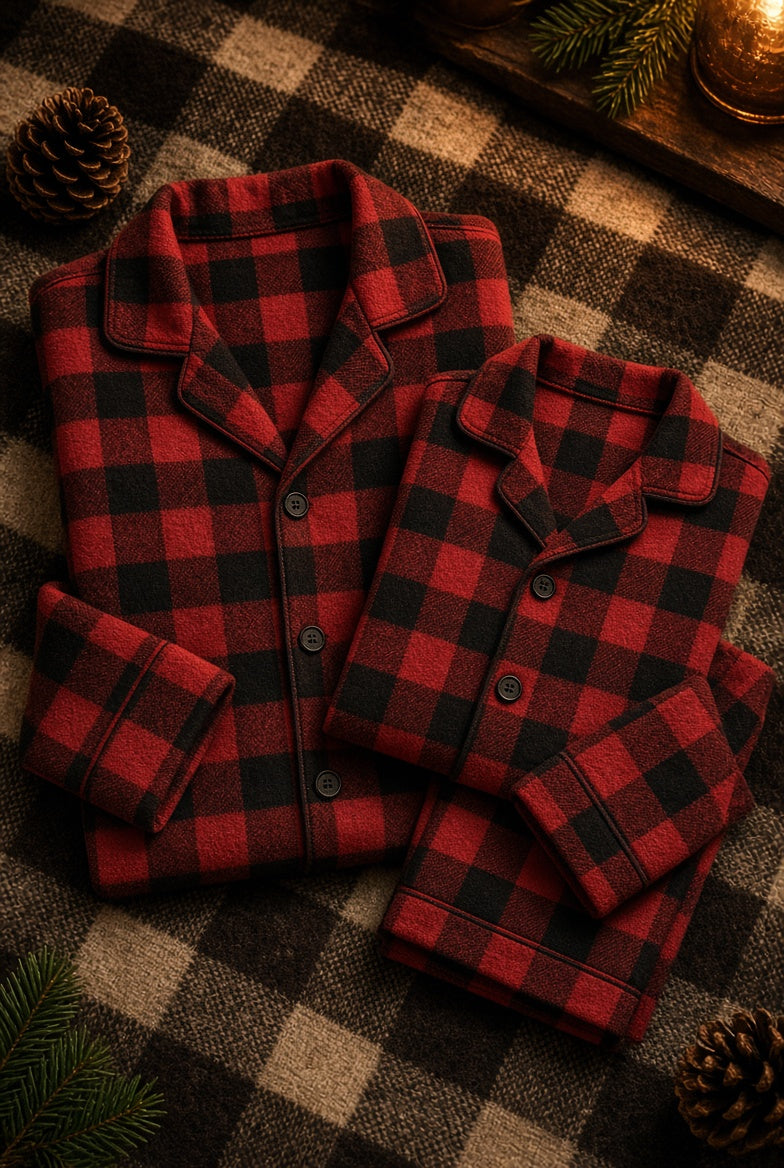 Lodge Buffalo Check Pajamas