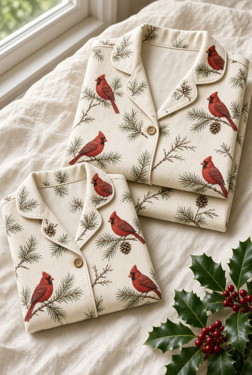 Cardinal Pine Family PJs