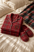 Cranberry Wreath Pajama Set