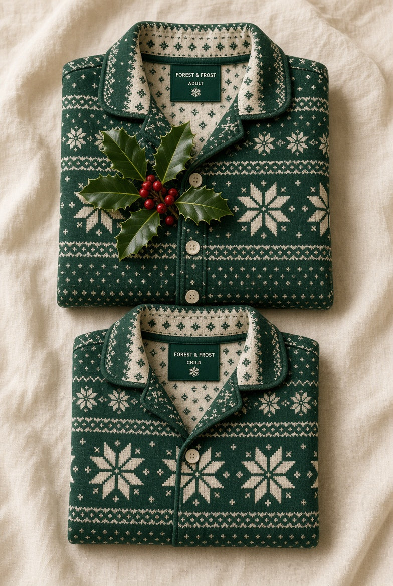 Forest Frost Fair Isle PJs