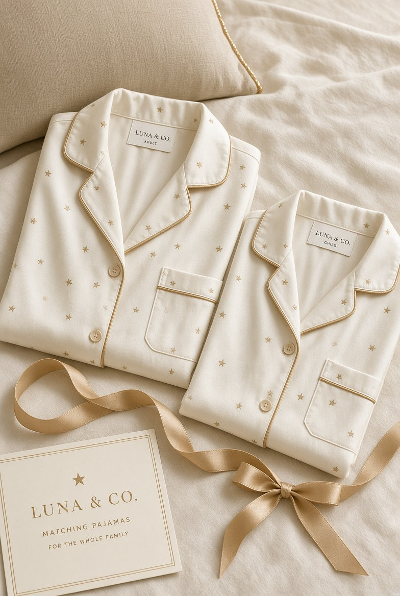 Gold Star Ivory Pajamas