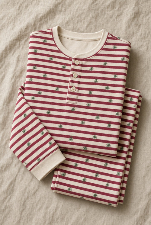 Cranberry Stripe Adult
