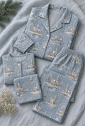 Ice Village Toile Pajamas