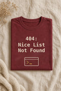 404 Nice List Not Found Tee