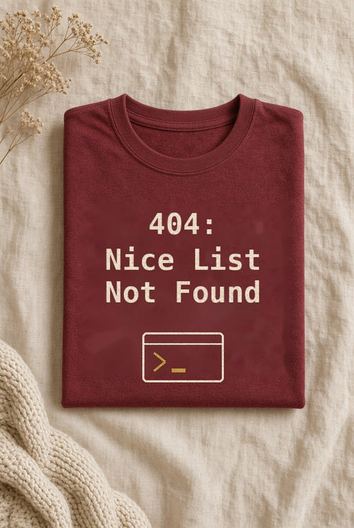 404 Nice List Not Found Tee