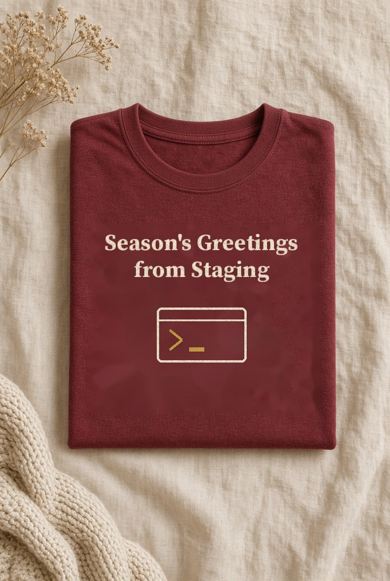 Season's Greetings from Staging Tee
