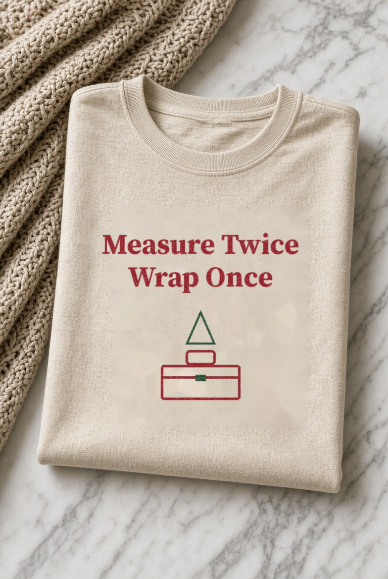 Measure Twice Wrap Once Tee