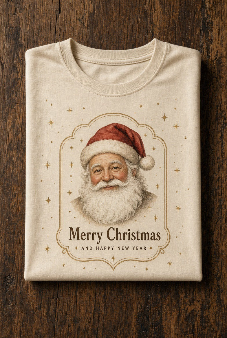 Vintage Santa Portrait Tee