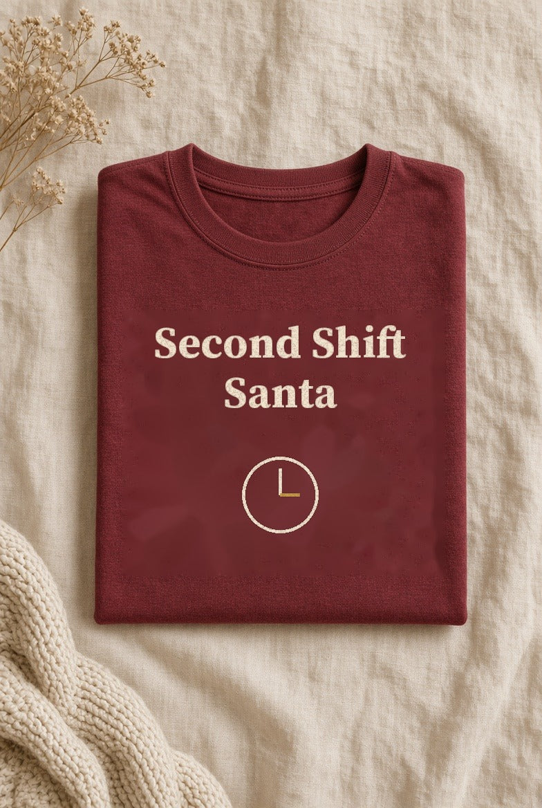 Second Shift Santa Tee