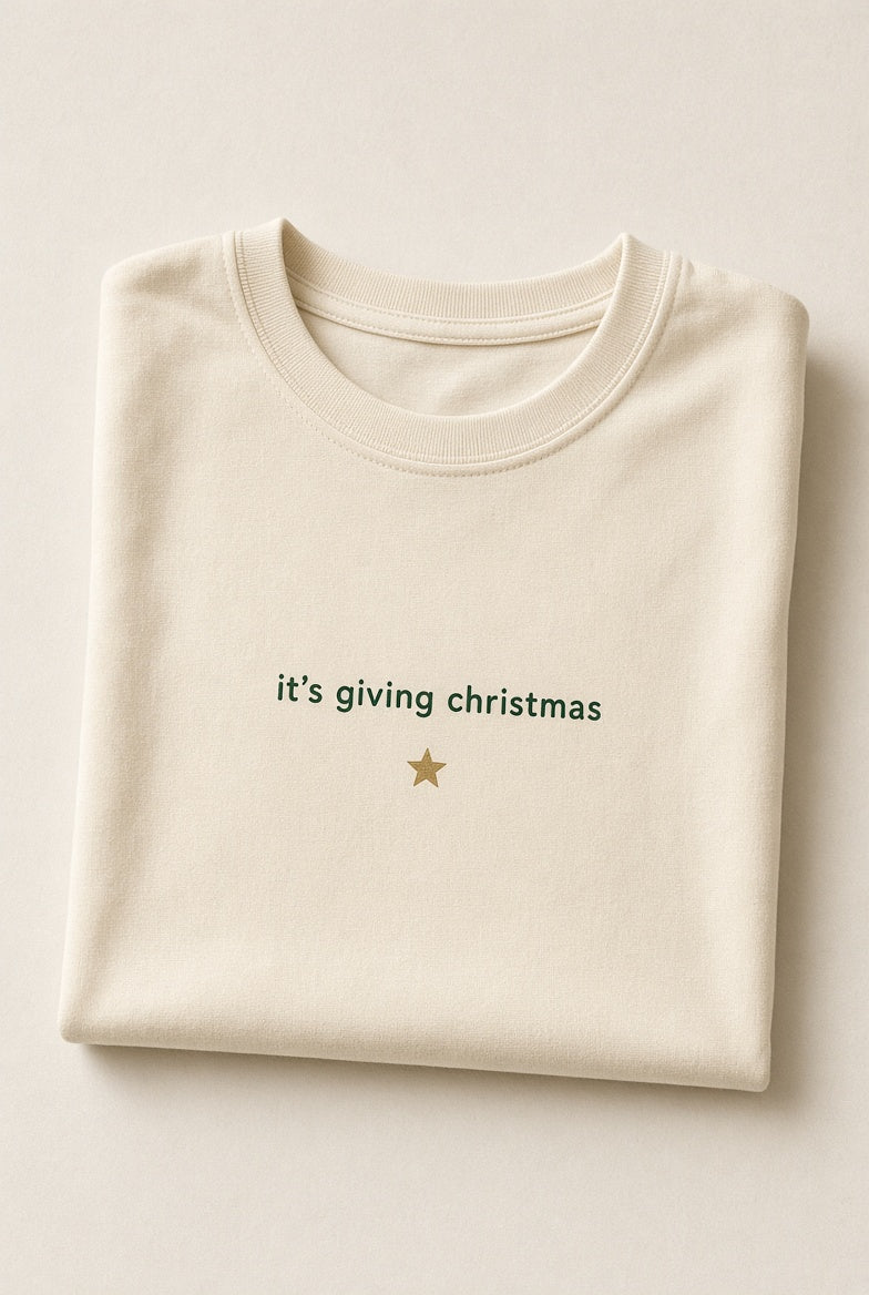 It's Giving Christmas Toddler Tee